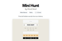 Mini Hunt