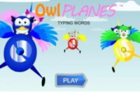 Owl Planes Typing Words
