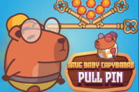 Save Baby Capybaras - Pull Pin