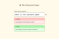 The Password Game