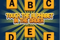 Touch The Alphabet In The Order Game