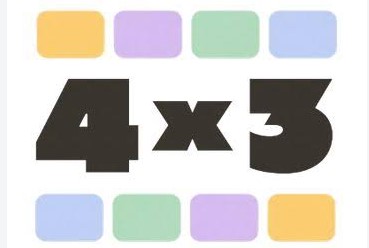 Challenge your ultimate brain power with 4x3 Game!