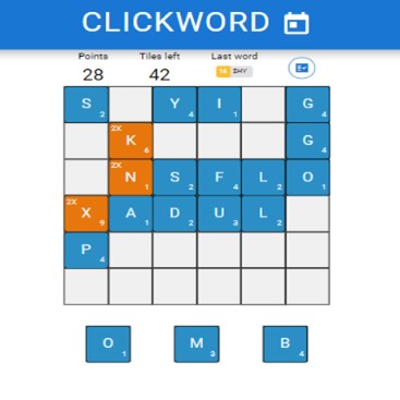 Put your word skills to the test! Play Clickword today!