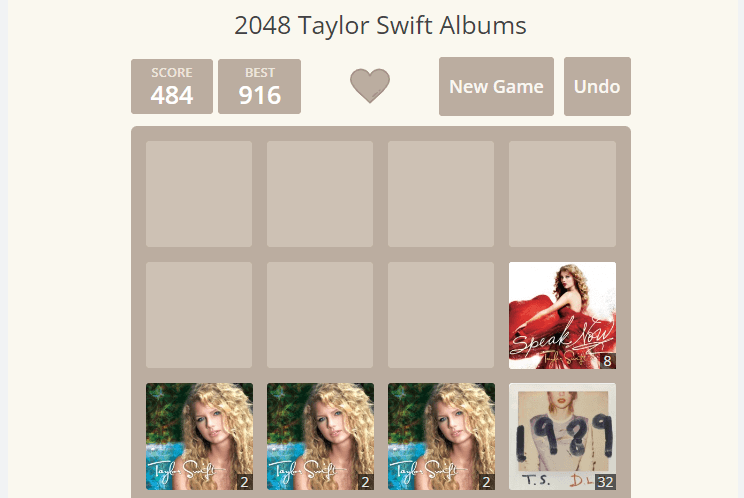 2048 Taylor Swift New - Taylor Swift 2048