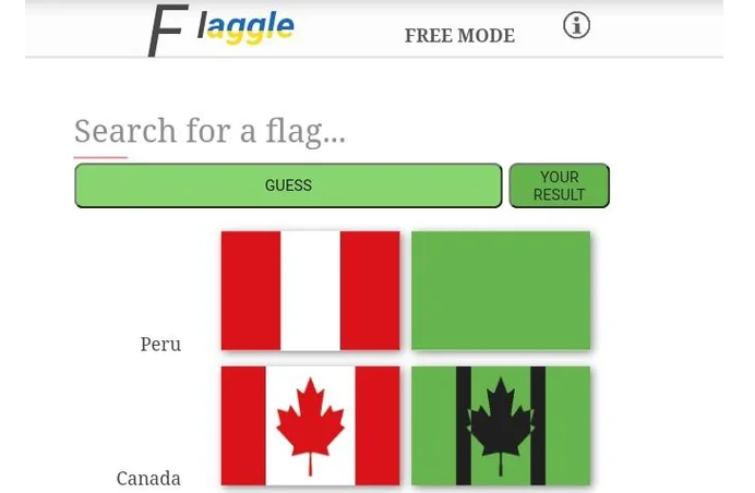 Flaggle - flag guessing game!