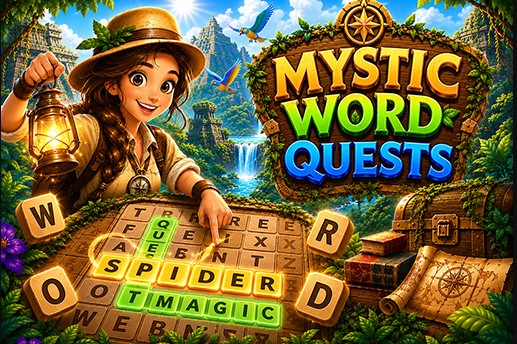 Explore the mysterious world with Mystic Word Quests now!