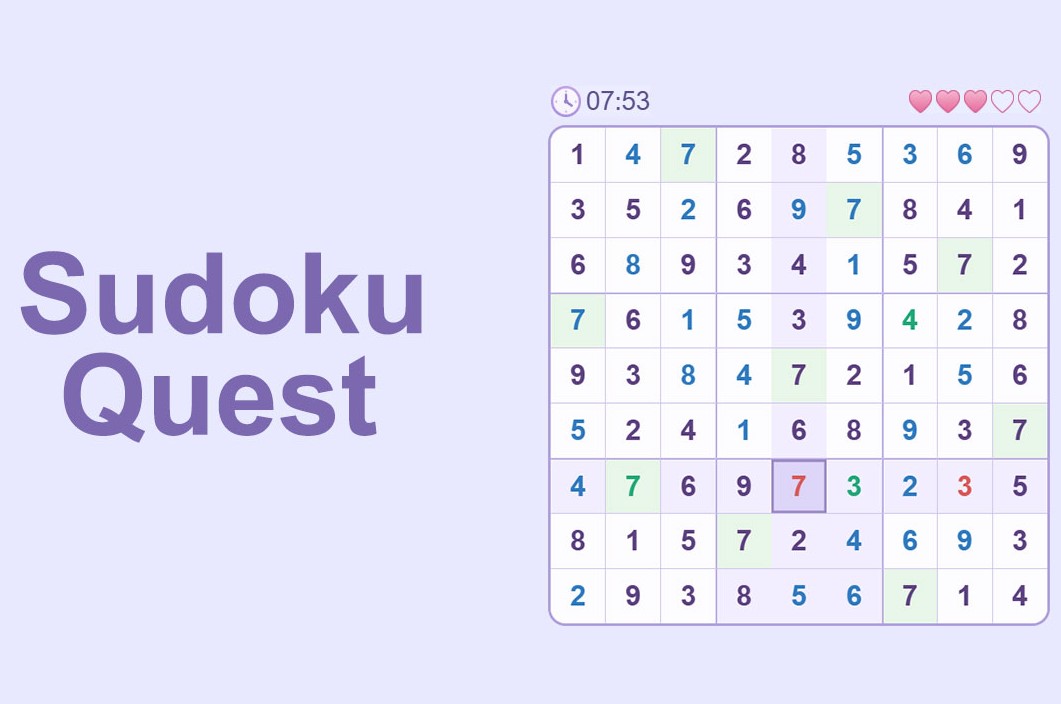Play sudoku classic daily brain puzzle online free!